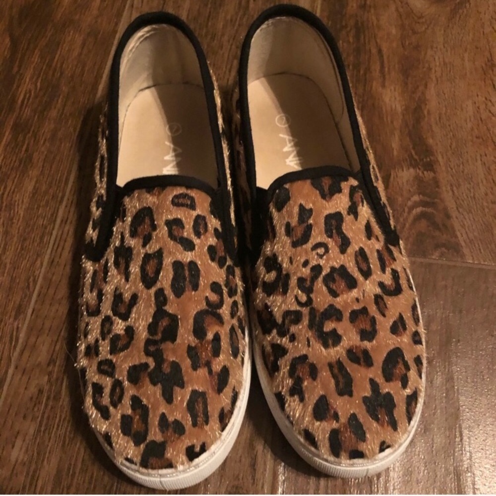 Rockin’ Cheetah Leopard faux fur Sneakers